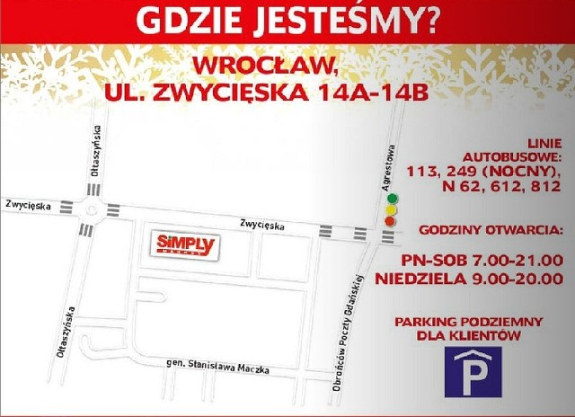 Lokalizacja nowego Simply Marketu we Wrocławiu