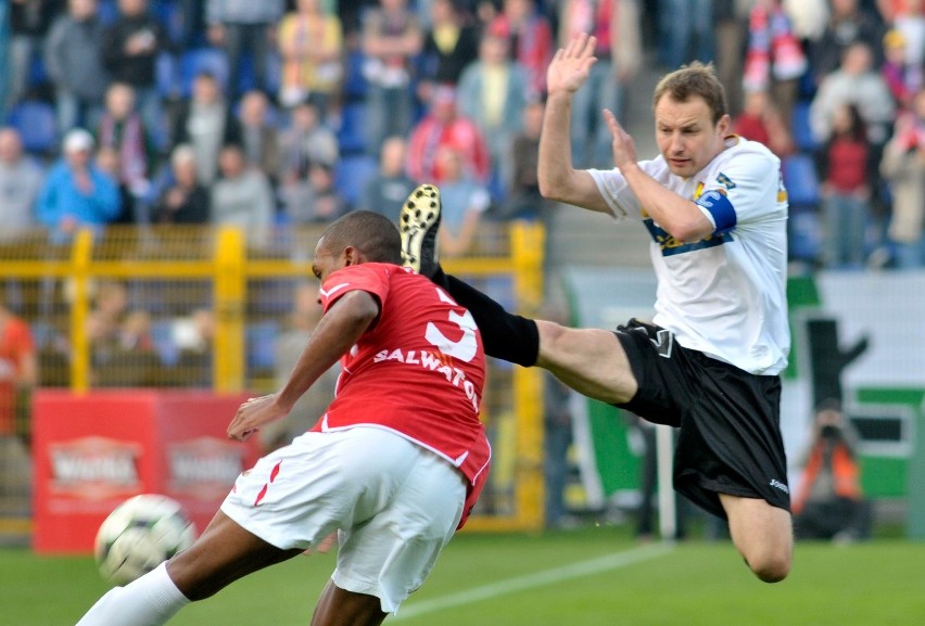 Tomasz Frankowski z Jagiellonią w 2010 roku zdobywał Puchar...