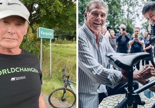 Na aukcję 31.WOŚP trafi w Jeleniej Górze rower, na którym David Hasselhoff, aktor, gwiazda serialu "Słoneczny partol" zwiedzał okolice miasta.