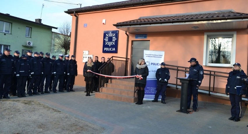 Posterunek policji w Krasnosielcu po remoncie. Uroczyste otwarcie! [ZDJĘCIA]