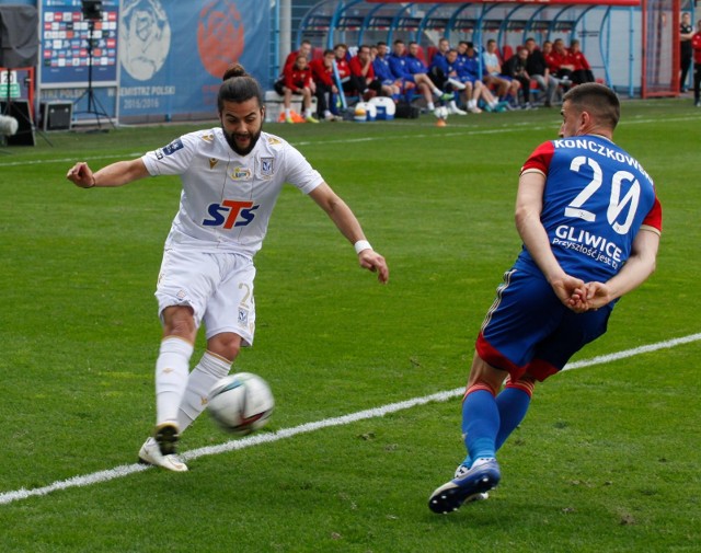 Mecz Piast Gliwice-Lech Poznań.