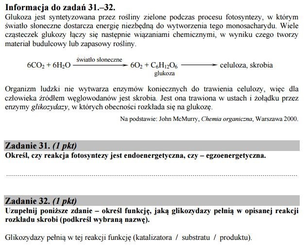 Stara matura 2016: CHEMIA podstawowa [ODPOWIEDZI, ARKUSZ CKE]