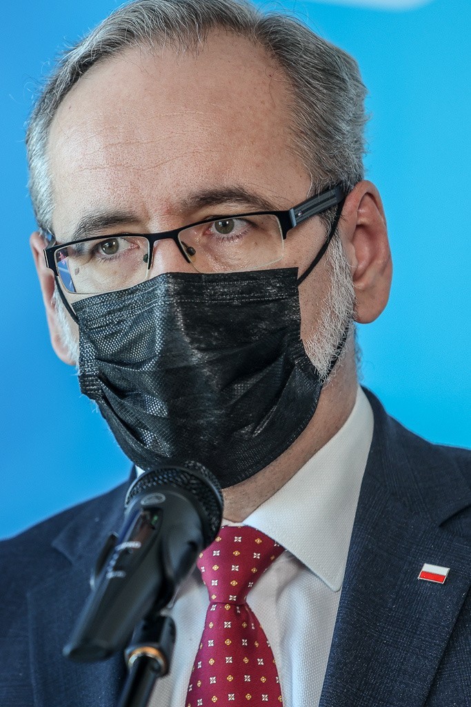 Minister zdrowia Adam Niedzielski podczas wizyty w Gdańsku,...