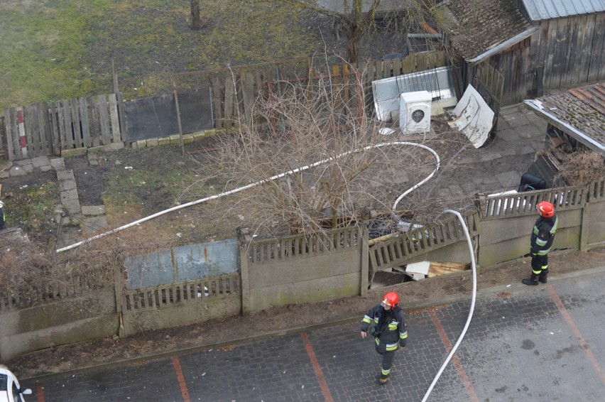 Wszystkie zdjęcia pochodzą z pożaru przy ul. Wąskiej.