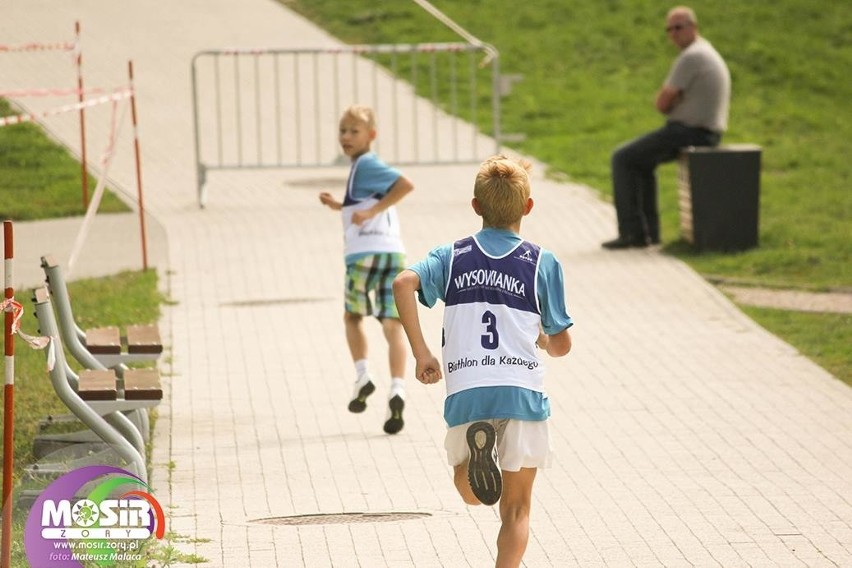 "Biathlon dla każdego" w żorskim Parku Cegielnia