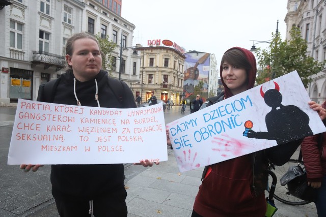 Jesień średniowiecza: Protest w Łodzi przeciwko penalizacji edukacji seksualnej w szkołach