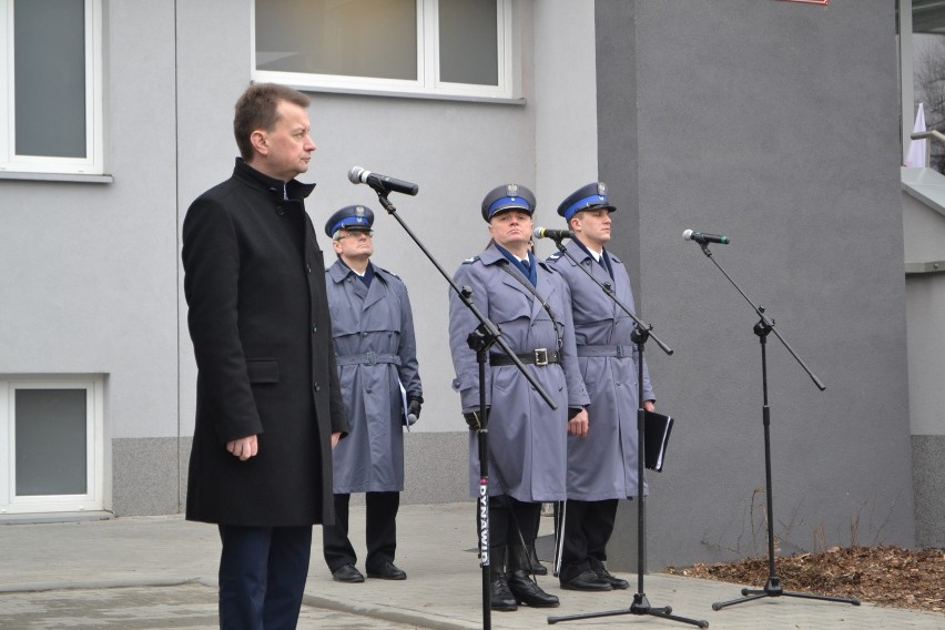 Komenda policji w Rybniku jak nowa. Minister Błaszczak na otwarciu