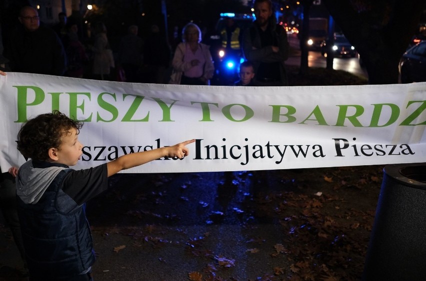 Warszawa, Bielany: Wypadek na Sokratesa. Protest przeciwko...
