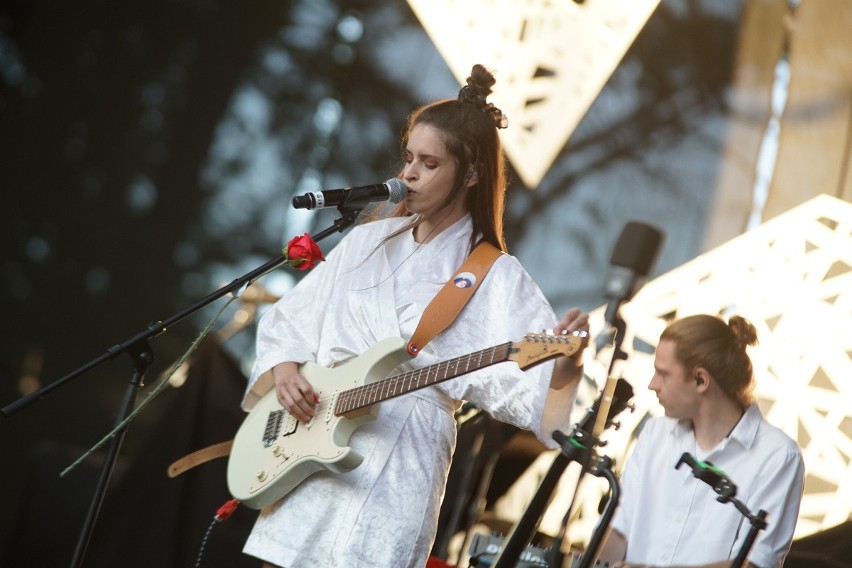 Kasia Lins wystąpiła podczas 12. Festiwalu Legend Rocka w...