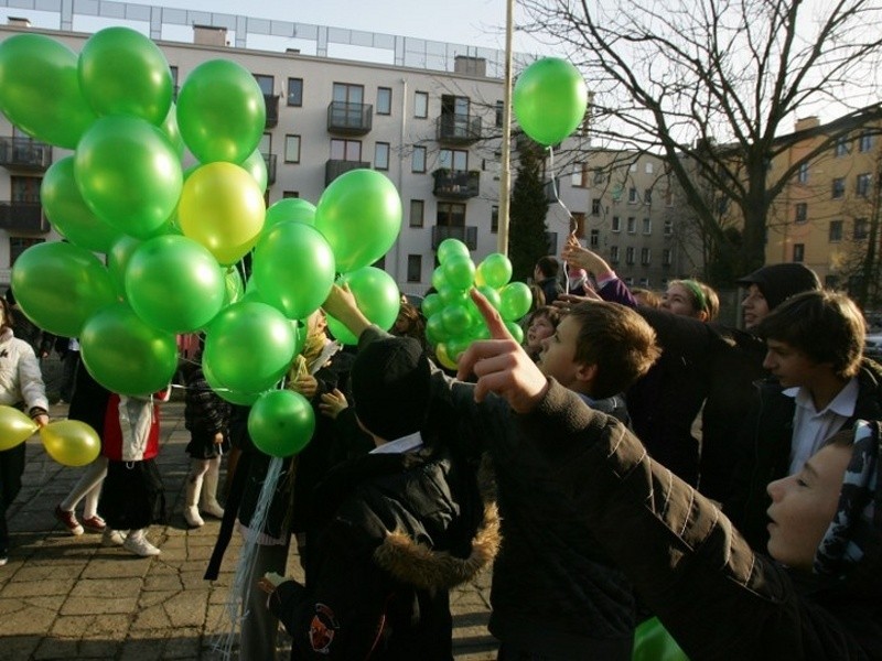 Szczecin: Akcja "Balony do nieba"