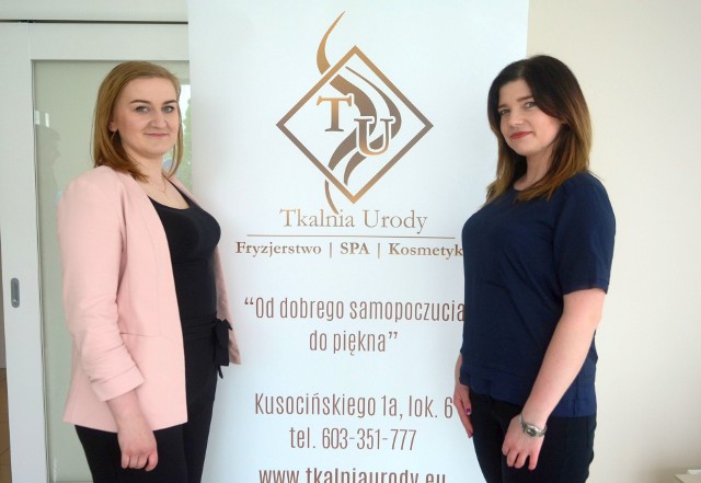 Anna i Sylwia (od lewej) otworzyły salon Tkalnia Urody dokładnie rok temu.