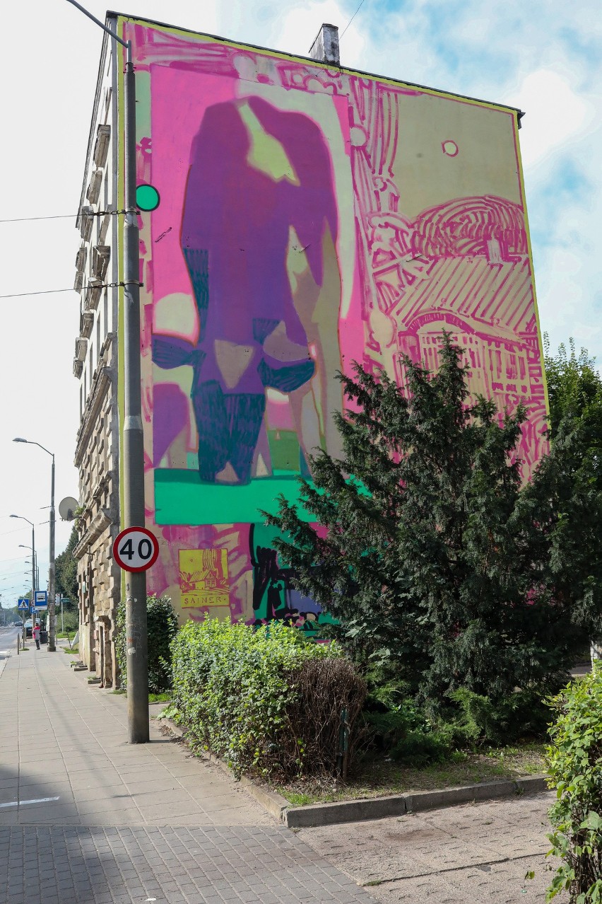 Murale w ramach Street Art Szczecin 2021