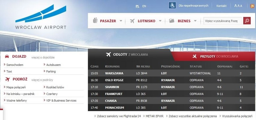 Mój Reporter: Dlaczego lotnisko to teraz "Wroclaw Airport"? Gdzie się podział Kopernik?