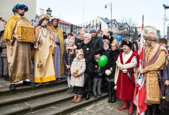 Orszak Trzech Króli 2018 w Pińczowie.