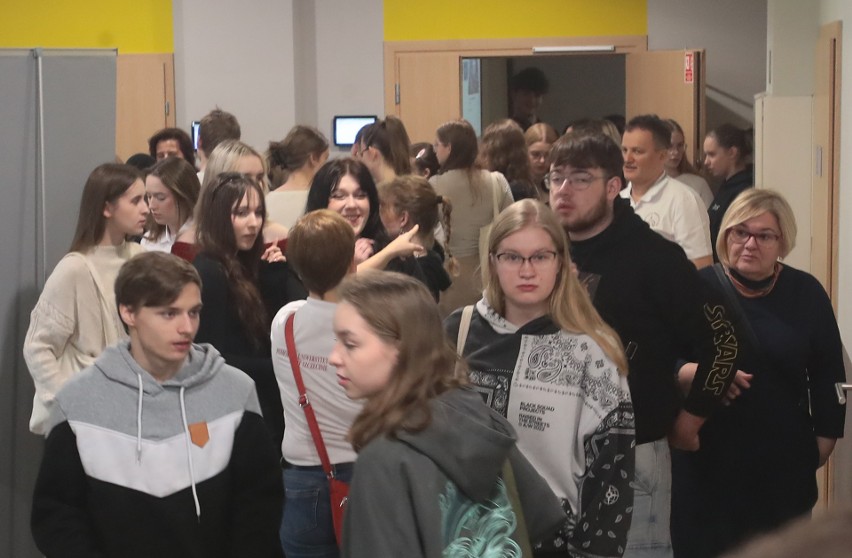 Młodzież szczecińskich szkół średnich podczas dni otwartych,...