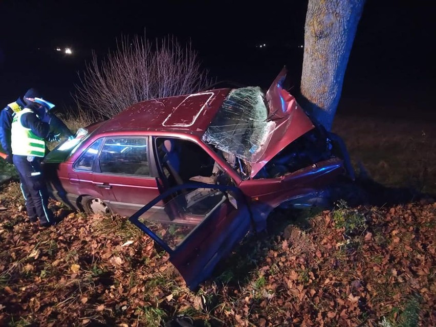 Kiersnówek. Wypadek śmiertelny zablokował DK 66. Kierowca...