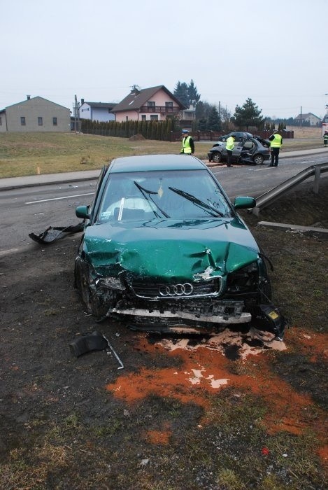 Dwie osoby ranne w wyniku wypadku na ul. Gagarina