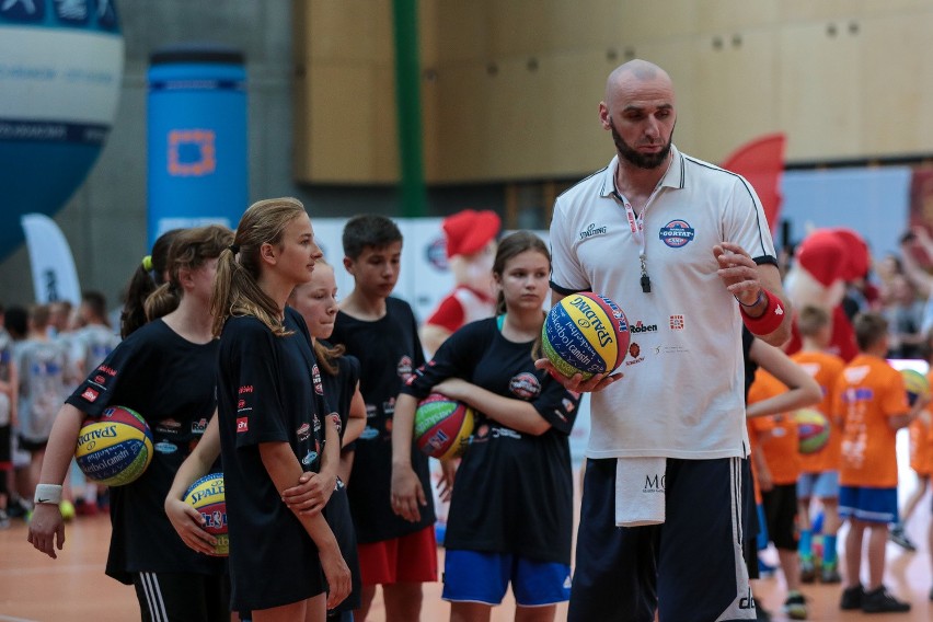 Marcin Gortat prowadzi treningi w Krakowie [ZDJĘCIA]