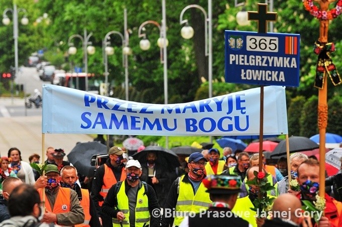 365. Pielgrzymka Łowicka dotarła w sobotę, 30 maja, na Jasną...