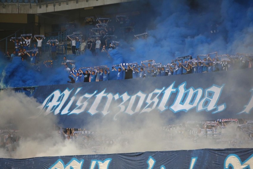 Lech Poznań pewnie pokonał Wisłę Płock 4:0. Kolejorz przez...