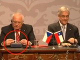 Prezydent Vaclav Klaus ukradł długopis! [wideo]