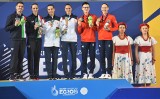 Trzy komplety medali w przedostatnim dniu rywalizacji pływania artystycznego Igrzysk Europejskich w Oświęcimiu. ZDJĘCIA