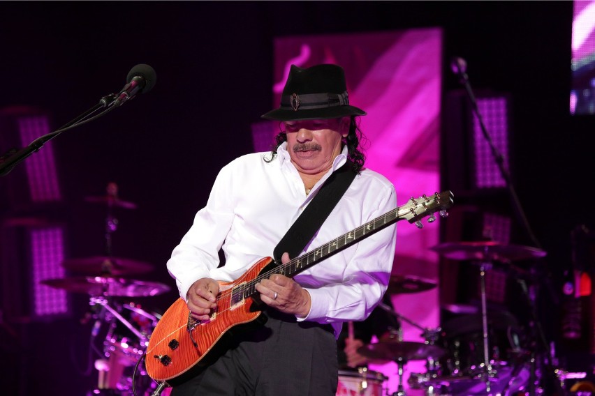 Carlos Santana był jedną z gwiazd Festiwalu Legend Rocka w...