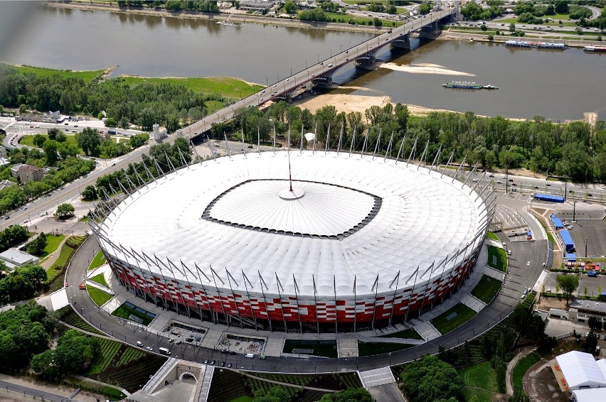 Stadion Narodowy w Warszawie.