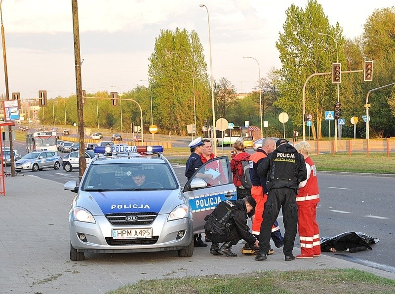 Śmiertelne potrącenie. Kierowca pijany....