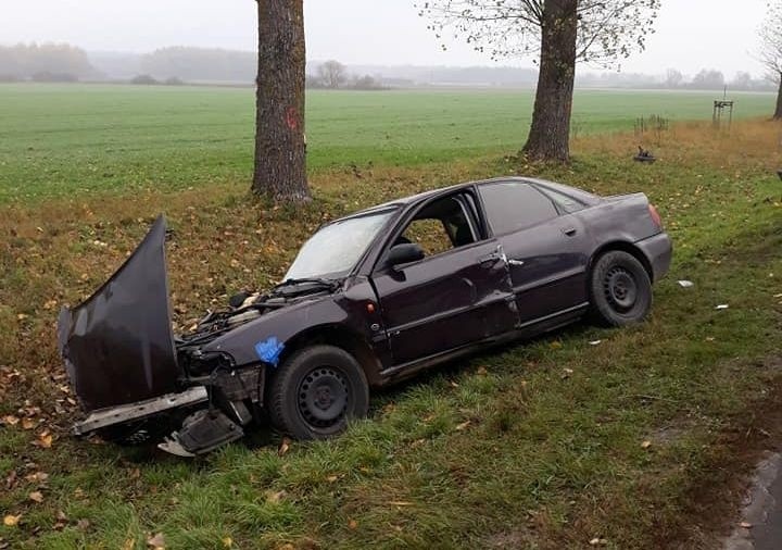 Bobry. Karambol pięciu pojazdów na DK 65 (zdjęcia)