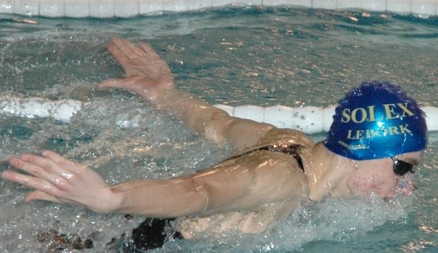 Lęborczanin Mateusz Zawada płynie po kolejny rekord Polski na dystansie 50 m stylem motylkowym.