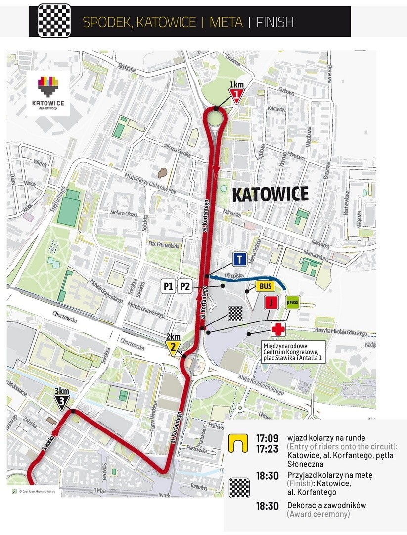 1. etap Tour de Pologne 2020 ze Stadionu Śląskiego do...
