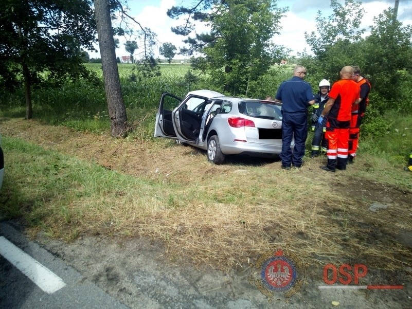 Wypadek na trasie Łyse - Łomża, 05.07.2019