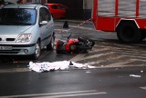 Wypadek w Wilkowyi: Ranny motocyklista