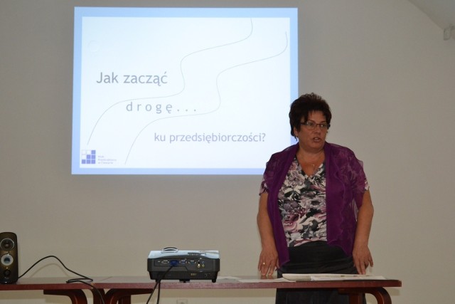 Anna Kańska-Górniak z Klubu Przedsiębiorcy wygłosiła wykład podczas ABC Przedsiębiorczości