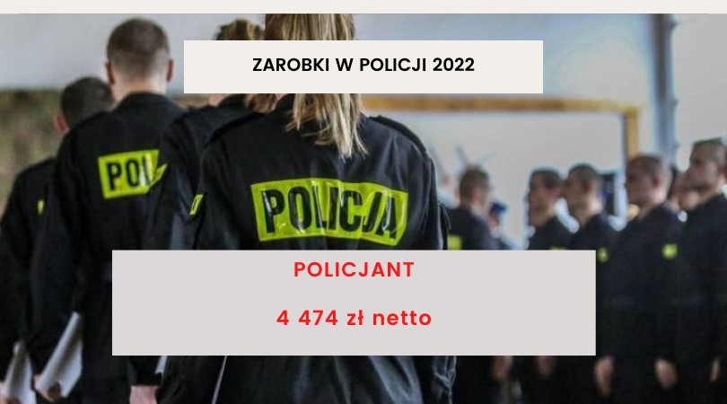 To oznacza że średnie wynagrodzenie policjantów w Polsce...