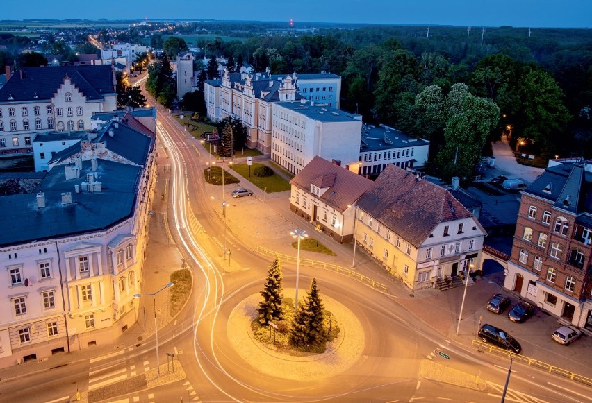 Nocny Kluczbork w obiektywie Foto-Luka.