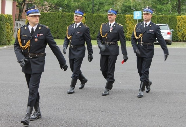 Uroczystość z okazji 20-lecia Państwowej Straży Pożarnej w Oleśnie