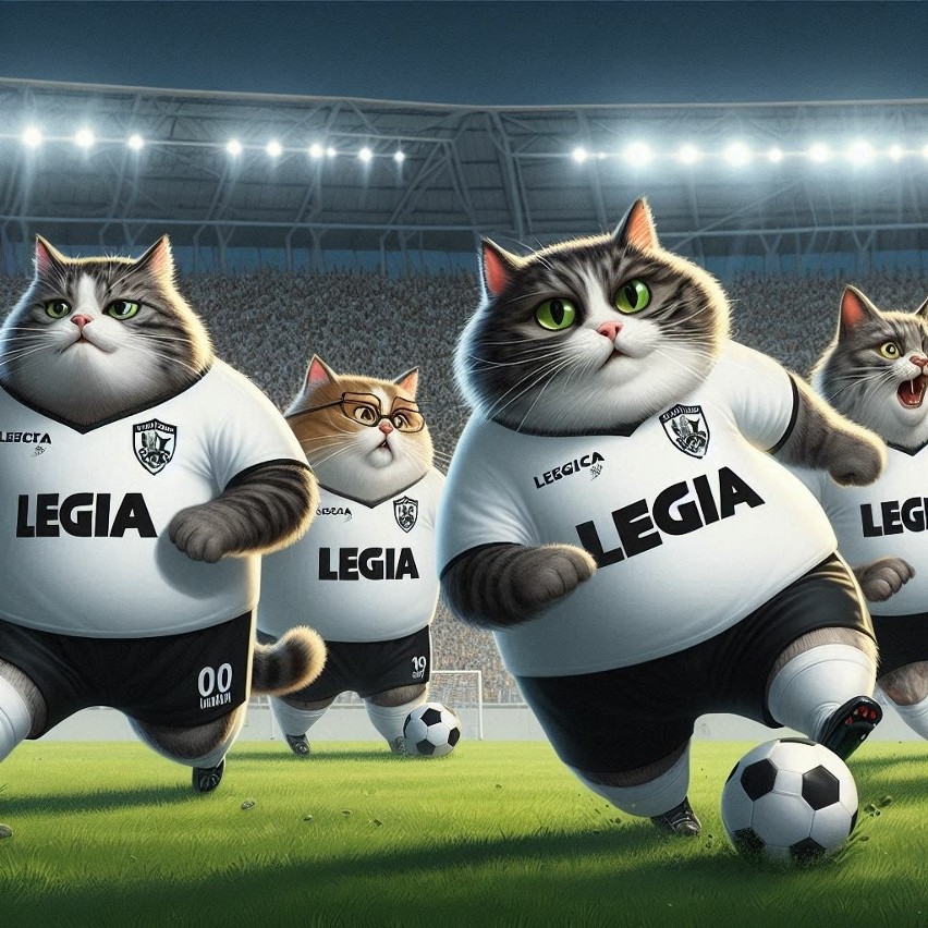 Tłuste koty opanowały polski internet po meczu Lecha Poznań i innych drużyn. Oto nowy trend w social mediach! LISTA