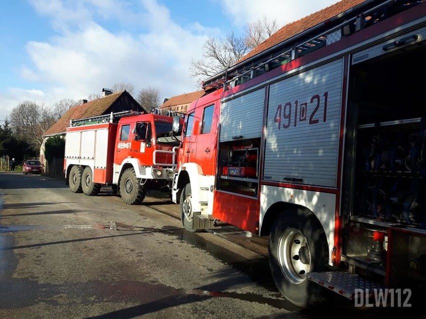 Pożar w domu jednorodzinnym [ZDJĘCIA]                              