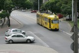 Kolizja samochodu z tramwajem w centrum Gorzowa