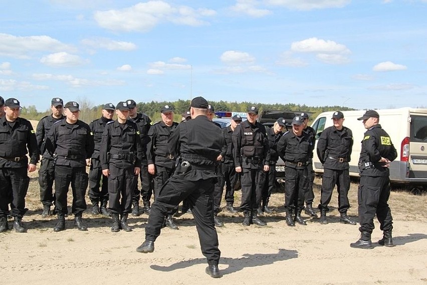 Areną szkolenia był wojskowy poligon