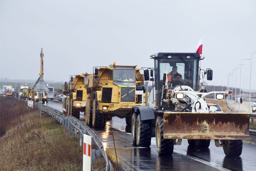 DK1 pod Częstochową zablokowana. Protestujący wyjechali z...