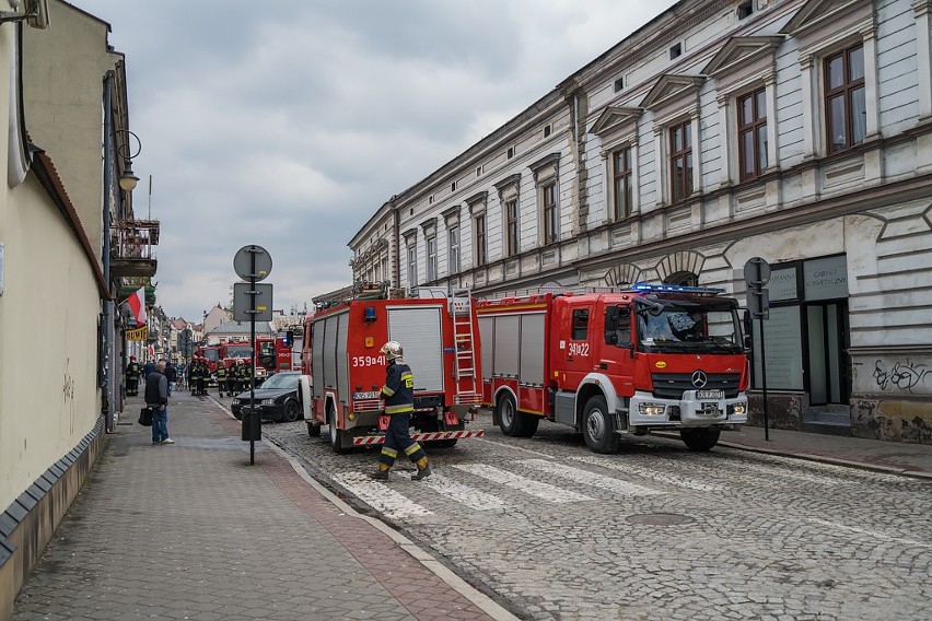 Nowy Sącz. Pożar na ulicy Piotra Skargi
