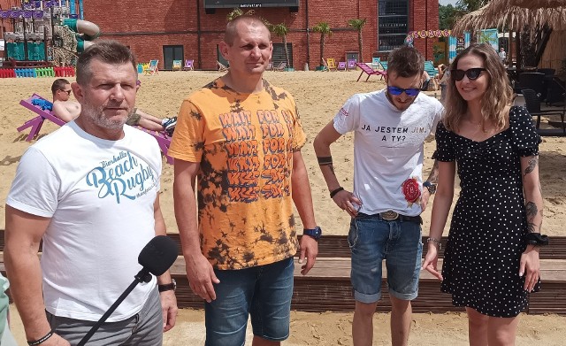 Mirosław Żórawski, Przemysław Szyburski i przedstawiciele Beach Side z Barbarą Strumińską na czele czekają na ekscytująco zapowiadające się zawody