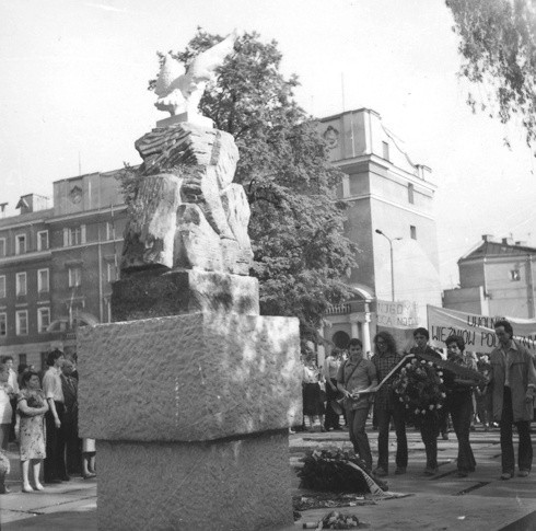 Lipiec 1981 r. Manifestacja w obronie więźniów politycznych