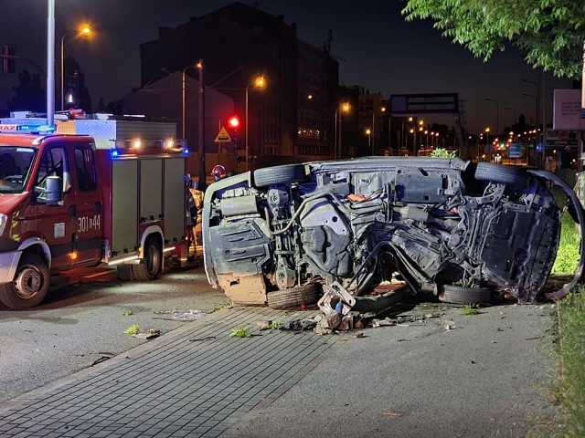 Wypadek na ul. Mogilskiej w Krakowie