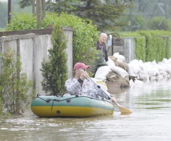 Powódź w Groszowicach.