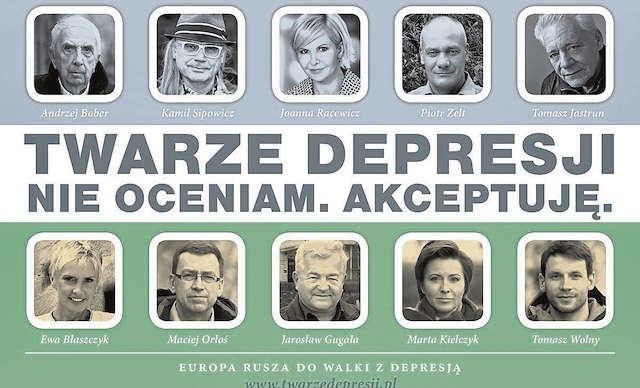 Sobotnia konferencja w Toruniu jest częścią ogólnopolskiej kampanii „Twarze depresji. Nie oceniam. Akceptuję” 