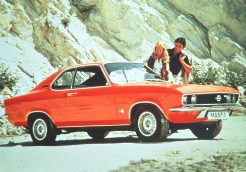 Fot. Opel: Mantę zbudowano według recepty na sukces: zgrabne nadwozie, sprawdzone mechanizmy, niska cena. Pierwsza generacja pojawiła się w 1970 roku.